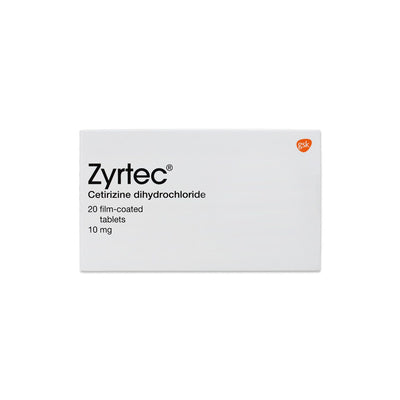 Zyrtec 10mg Tablets 20S