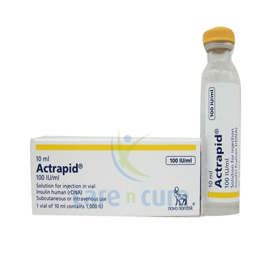 Insulin Actrapid Hm I100Iu Vial 10ml