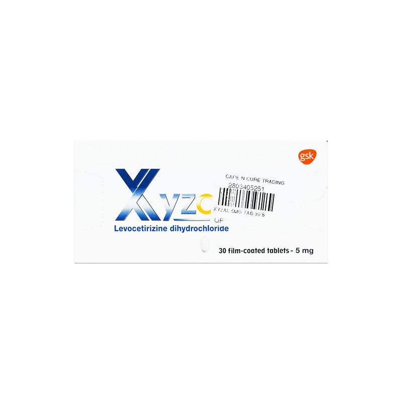 Xyzal 5mg Tablets 30S