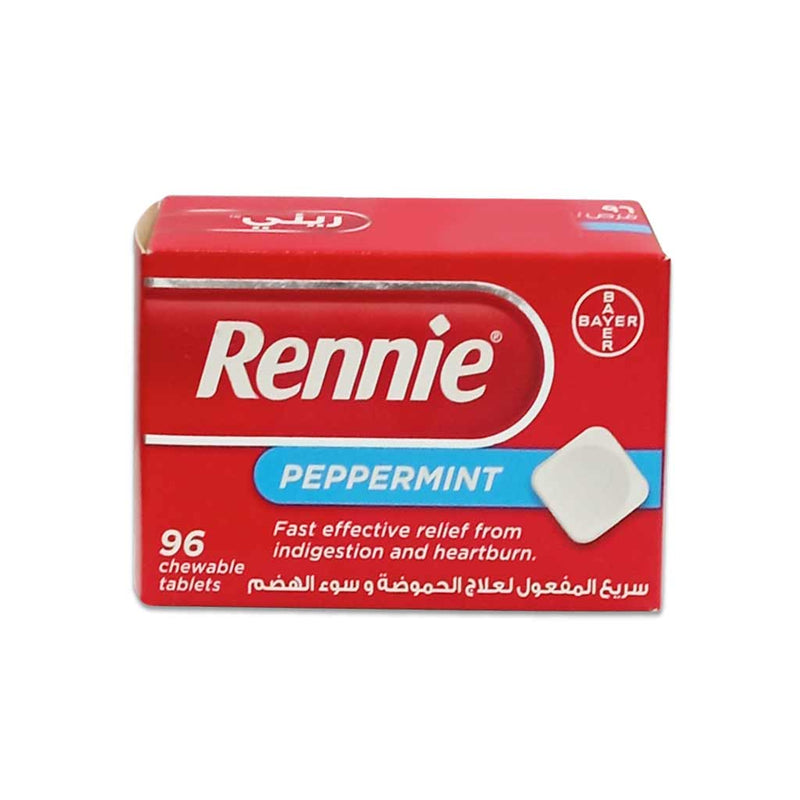 Buy Rennie Tablets 96S online in Qatar View Usage, Benefits and Side