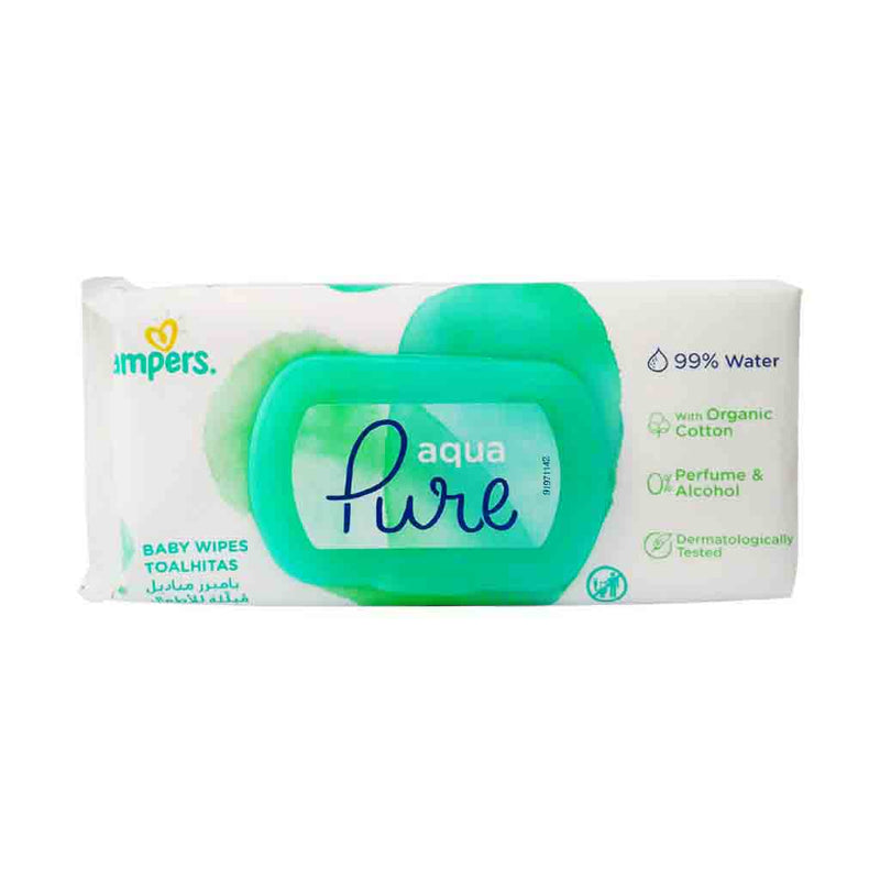 Pampers Baby Pure Aqua 99% Water Wipes 14X4