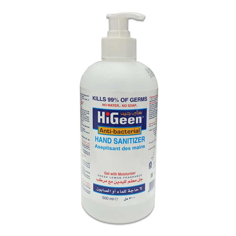 Higeen Hand Sanitizer (Lemon) 500 ml