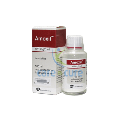 Amoxil 125Mg/5ml mg Susp 100 ml (Original Prescription Is Mandatory Upon Delivery)