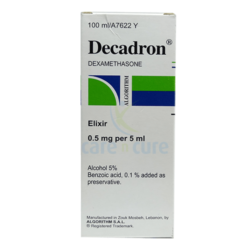 Decadron Elixir 100ml (Original Prescription Is Mandatory Upon Delivery)