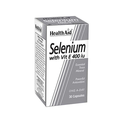 Health Aid Selenium W/Vit.E400Iu Cap