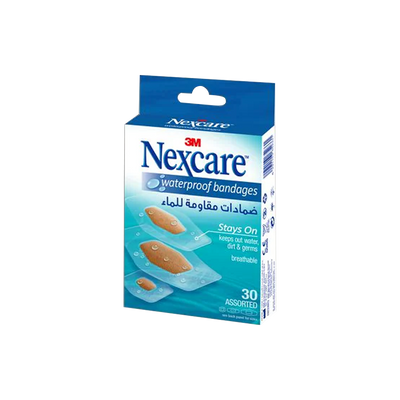 Nexcare Waterproof Bandages Asrt 30's 