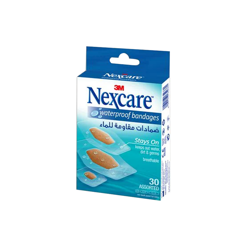 Nexcare Waterproof Bandages Asrt 30&