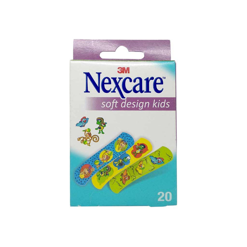 Nexcare Soft Design Kids Bandages 20&