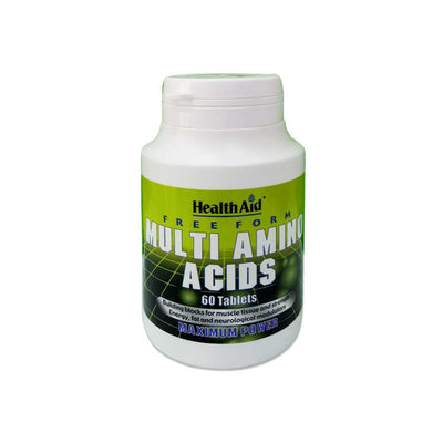 Health Aid Free Form Multi Amino Acids Tablets 60