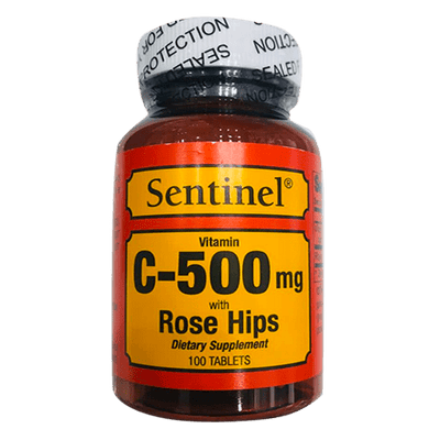 Sentinel C -500 Rose Hips Tablets 100's