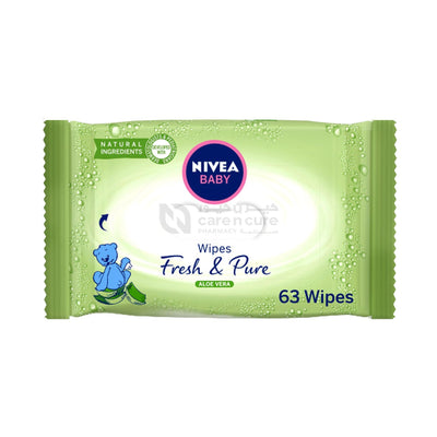 Nivea Baby Fresh&Pure Wipes 63 Pieces