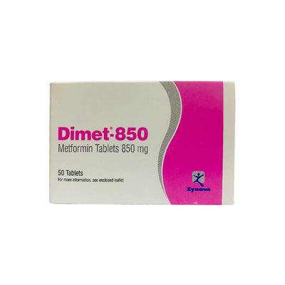 Dimet 850 mg Tablets 50S
