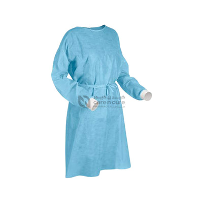 Medica Isolation Gowns Pp Material Blue 10 Pieces