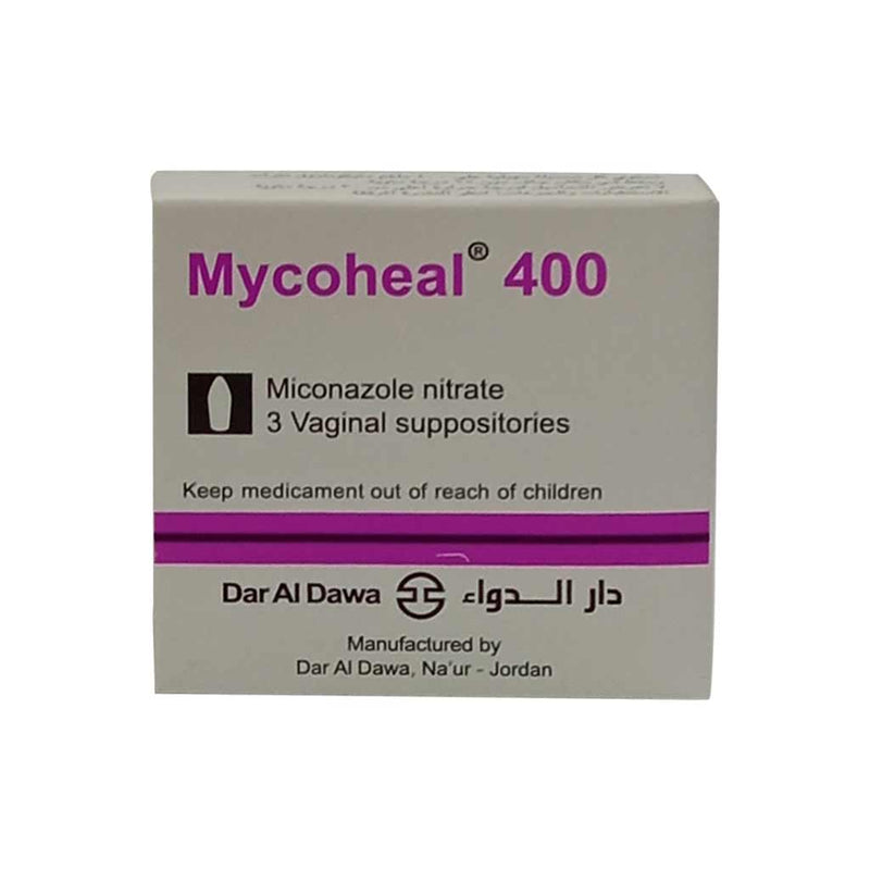 Mycoheal 400mg Vaginal Suppositories 3S