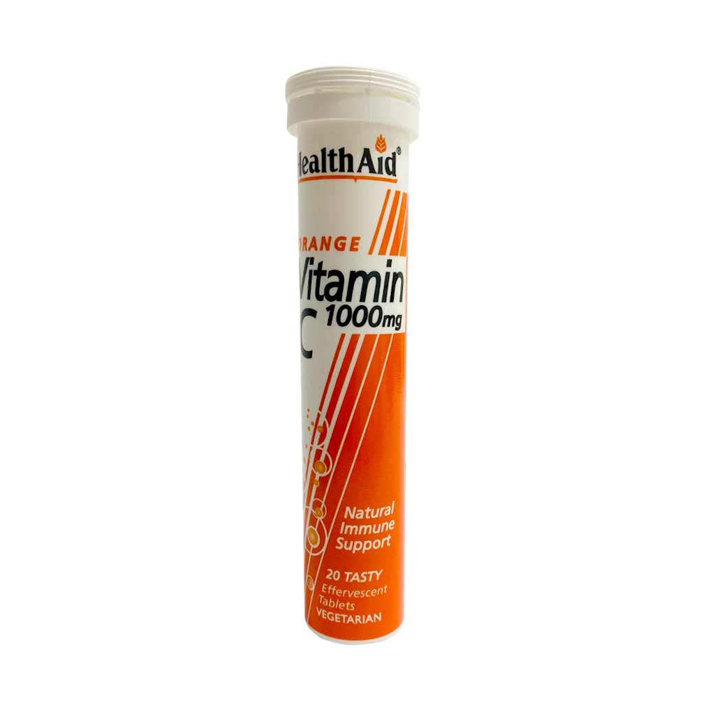 Health Aid Orange Vitamin C 1000mg Effervescent Tablets 20S
