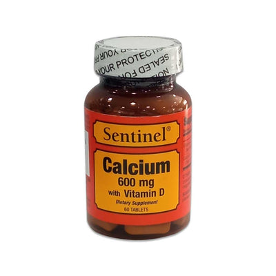 Sentinel Calcium 600mg Vitd Tablets 60S