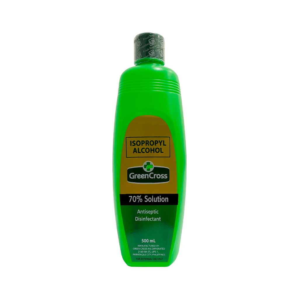 Green Cross Isopropyl Alcohol 70% 500 ml