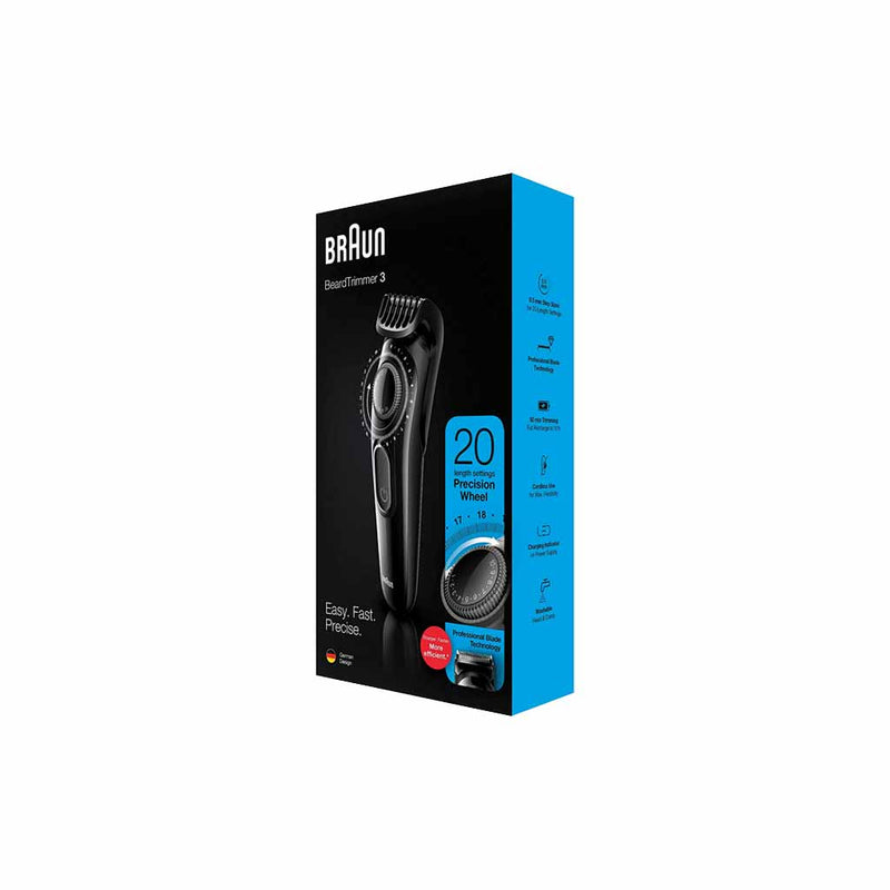 Braun Beard Trimmer Blk/Blk Box Ap Bt3222