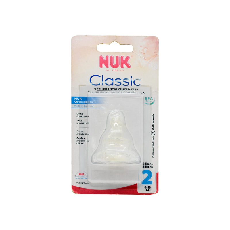 Nuk S1 Teat S2 Milk 1/Blc 10721127