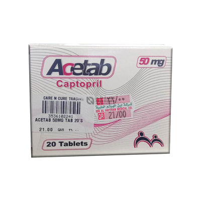 Acetab 50mg Tablets 20's