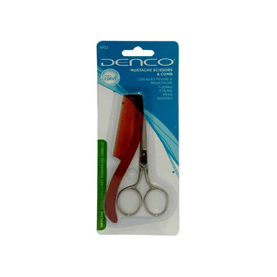 Denco Mustache Scissors & Comb