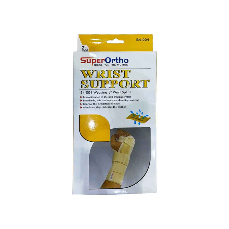 Super Ortho Weaving 8 Inch Wrist Splint B4-004 Left (XL)