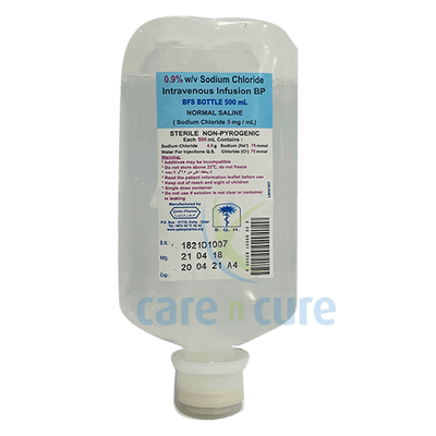 Sodium Chloride (Normal Saline) 0.9% 500 ml