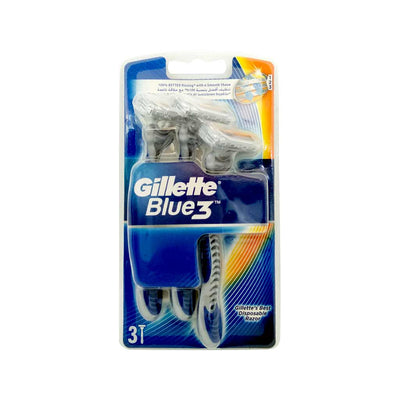 Gillette Blue 3 Red Razor 3's (Gg213-0)