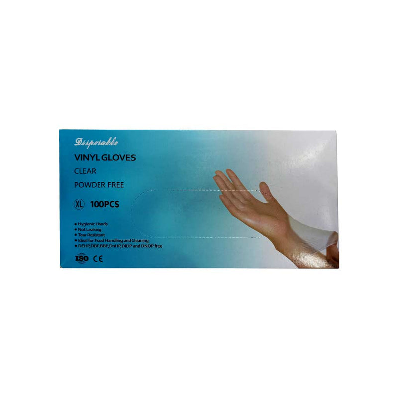 Vinyl Exam Gloves P/F X-Large 100&
