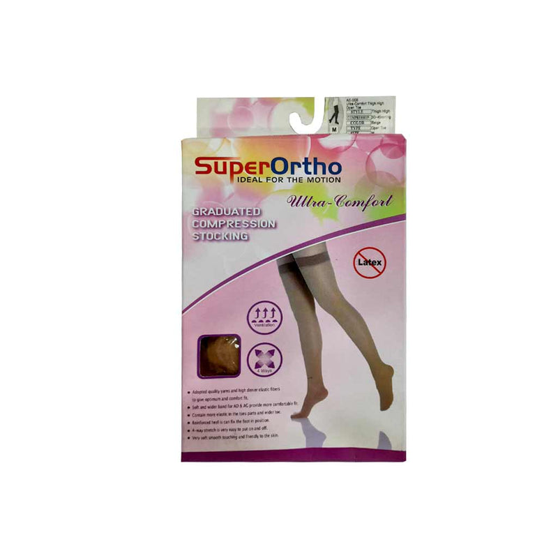 Super Ortho Ultra Comfort Thigh High Open Toes 30-40 A6-008 (M)