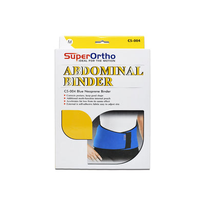 Super Ortho Abdominal Binder C5-004 Blue Neoprene (M) - F