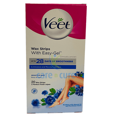 Veet Easy Gel Wax Strips 28's | For Women | Smooth Skin For 28 Days.
