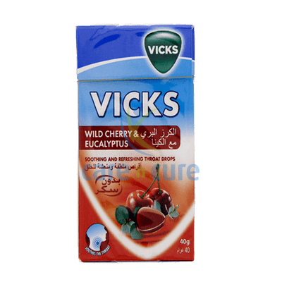 Vicks C Drops Cherry 40g 20S