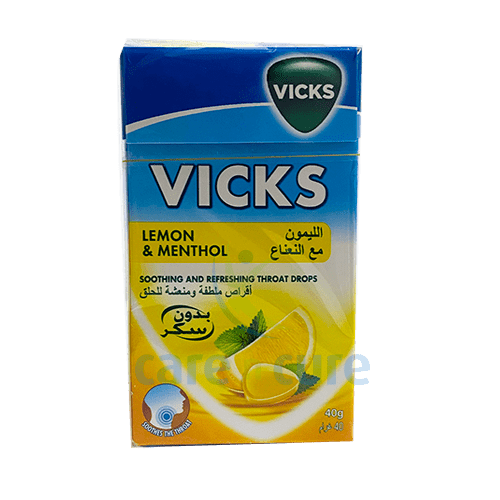 Vicks C Drops Lemon Loz. 40g 20S