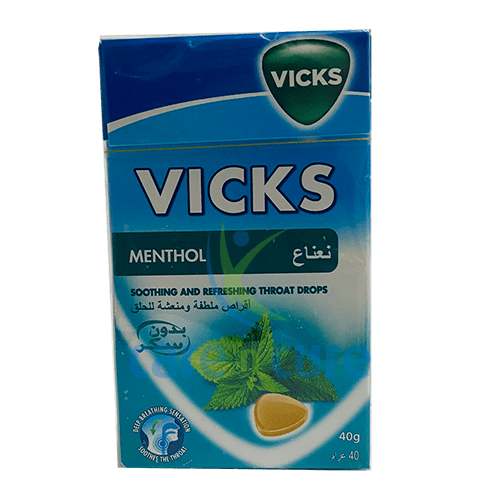 Buy Vicks C Drops Menthol Loz. 40g 20S online in Qatar View Usage