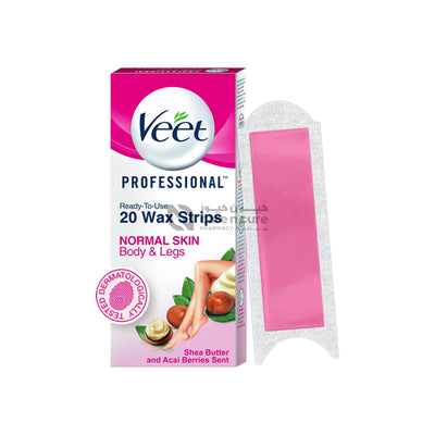 Veet Cold Wax Strips Normal Skin 20 Pieces