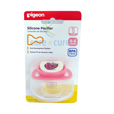Pigeon Silicone Pacifier S1 Strawberry 