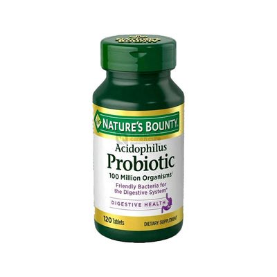 Nat.Bounty Probiotic Acidophilus Tab 120 Pieces