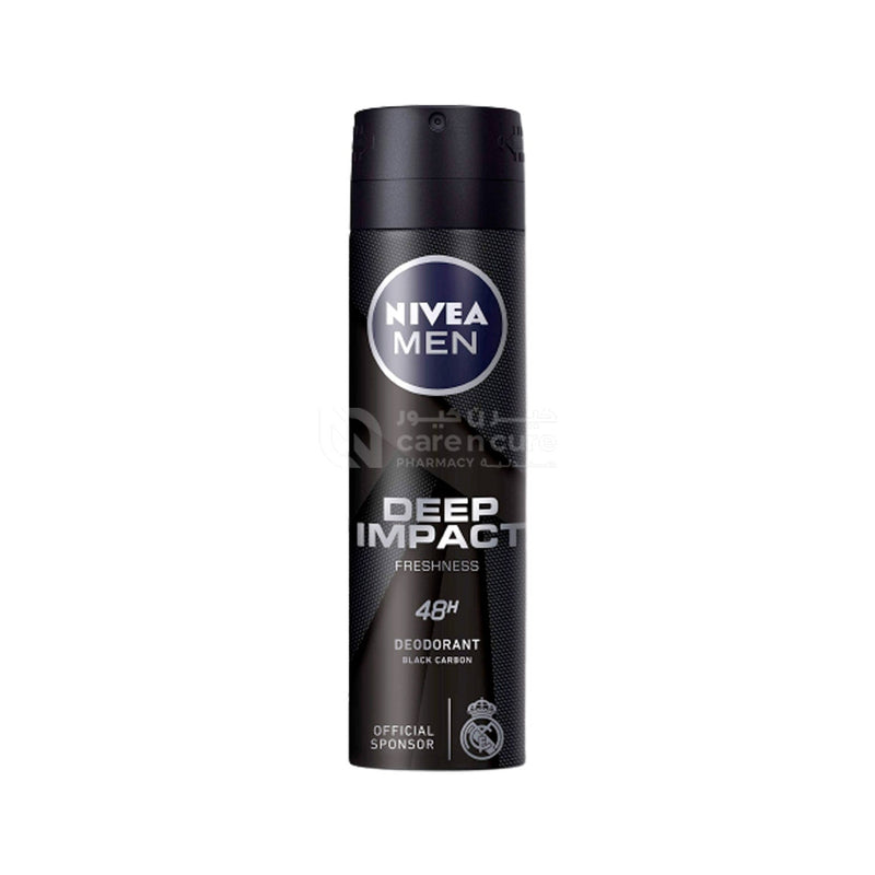 Buy Nivea Men Deo Spray Deep Deod 150 ml Online at Best prices in Qatar ...