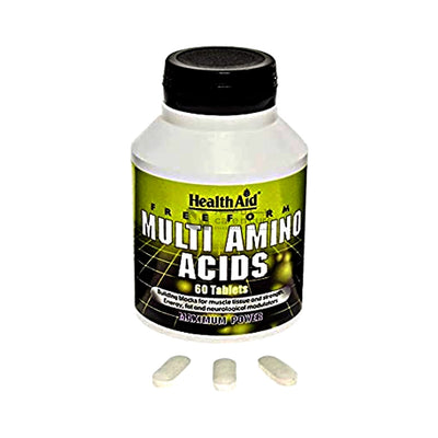 Health Aid Free Form Multi Amino Acids Tab 60 Pieces