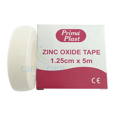 Prime Plast Zinc Oxide Tape 1.25 cm X 5 M