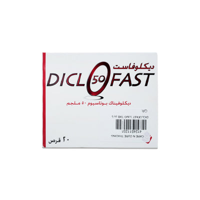 Diclofast Tablets 50mg 20S