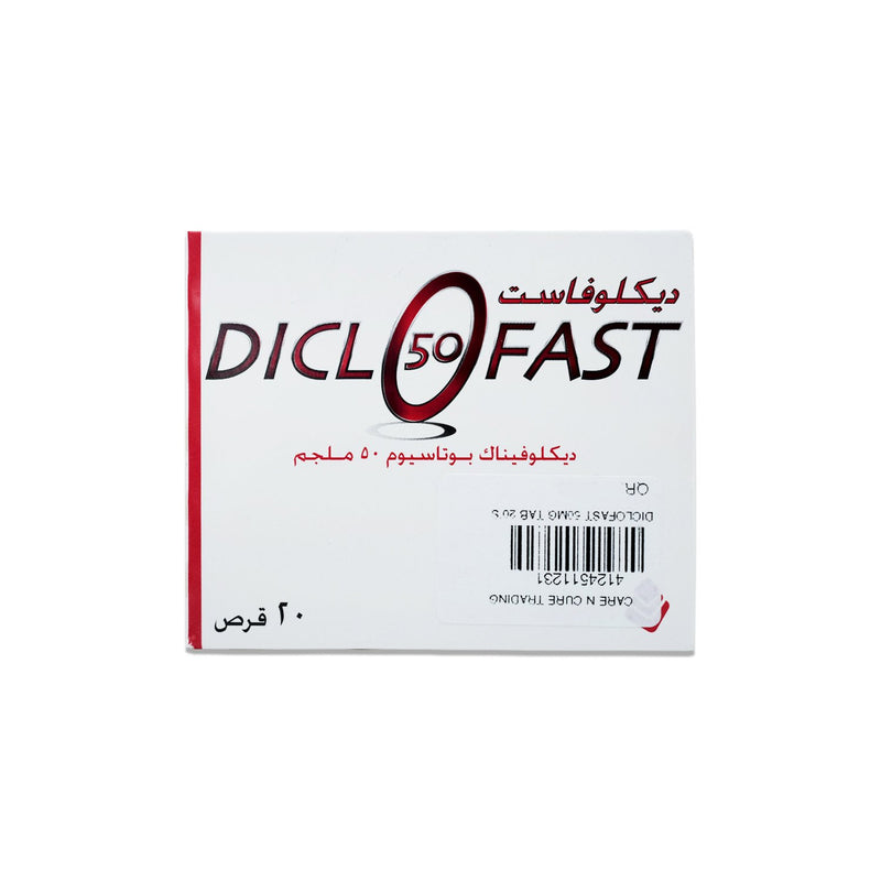 Diclofast Tablets 50mg 20S