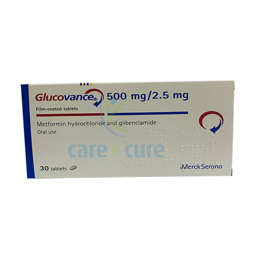 Glucovance 500Mg/2.5mg Tablets 30S