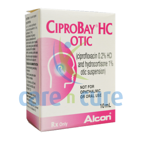 Ciprobay Hc Otic 10ml (Original Prescription Is Mandatory Upon Delivery)