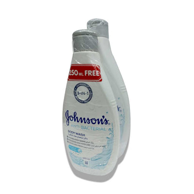 Johnson & Johnson Anti - Bact Body Wash Sea Salt 400 ml+250