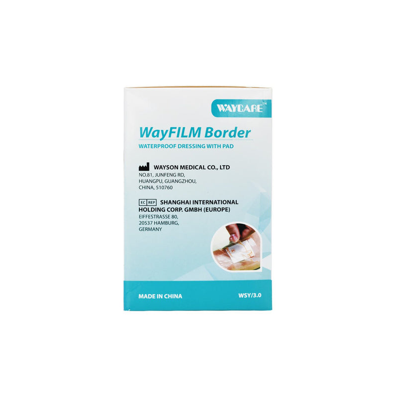 Waycare Wound Dressing Water Proof 9 X 15 50&