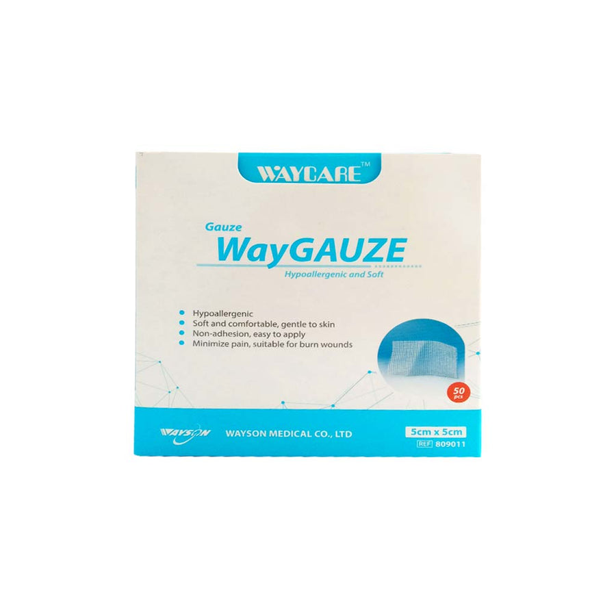 Waycare Waygauze Sterile Swab 5 X5Cm 50'S
