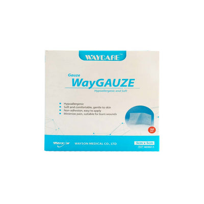 Waycare Waygauze Sterile Swab 5 X5Cm 50'S