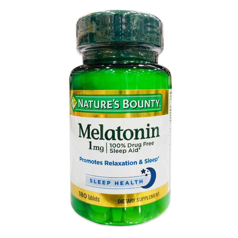 Natures Bounty Melatonin 1mg - 180S Tab